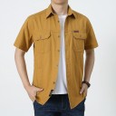Camisa de manga corta para hombre F555 11