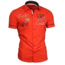 Camisa de manga corta para hombre F599 5