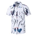 Camisa de manga corta para hombre F619 3