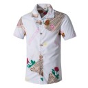 Camisa de manga corta para hombre F619 7