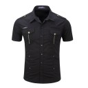 Camisa de manga corta para hombre F678 2