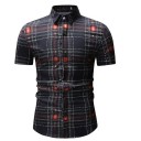 Camisa de manga corta para hombre F697 6