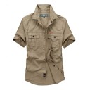 Camisa de manga corta para hombre F759 4