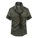 Camisa de manga corta para hombre F759 5