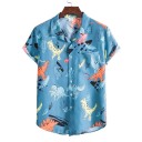 Camisa de manga corta para hombre F768 2