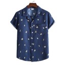 Camisa de manga corta para hombre F768 7