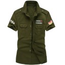 Camisa de manga corta para hombre F807 5