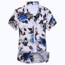 Camisa de moda con estampado de rosas J715 14