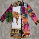 Camisa de mujer con estampado extravagante 1