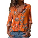 Camisa de mujer con flores 11