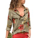 Camisa de mujer con flores 12