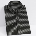 Camisa de rayas para hombre F484 4