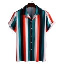 Camisa de rayas para hombre F577 5