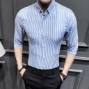 Camisa de rayas para hombre F595 6