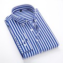 Camisa de rayas para hombre F667 5