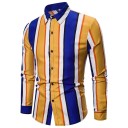 Camisa de rayas para hombre F748 4