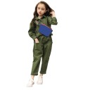 Camisa e calças de menina L1412 1