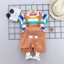 Camisa e calças para crianças com arco-íris 3