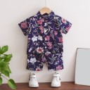 Camisa e calções de menino L1619 7