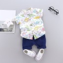 Camisa e calções para menino L1707 1