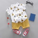 Camisa e calções para rapazes L1650 4