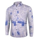 Camisa estampada hombre F509 6