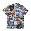 Camisa estampada hombre F754 2