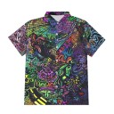 Camisa estampada hombre F754 3