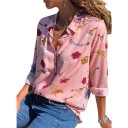Camisa feminina com flores 3