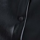 Camisa feminina de pele sintética 3