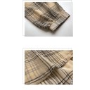 Camisa feminina larga com padrão A544 3