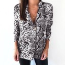 Camisa Libertad con estampado de serpiente para mujer 5
