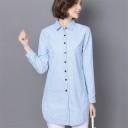 Camisa longa feminina A530 5