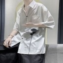 Camisa masculina com flor F677 1