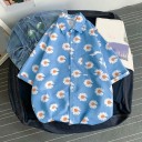 Camisa masculina com flores F449 9