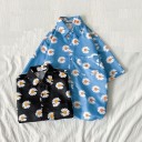 Camisa masculina com flores F449 3