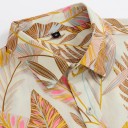 Camisa masculina com folhas F629 1