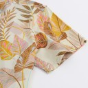 Camisa masculina com folhas F629 2