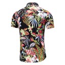 Camisa masculina com folhas F851 2