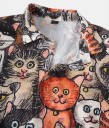 Camisa Masculina com Gatos F640 3