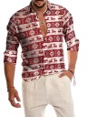 Camisa masculina com padrão F435 14