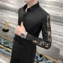 Camisa masculina com renda 4