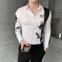 Camisa Masculina com Rosa 1