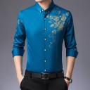 Camisa masculina com rosas A3086 8