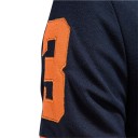 Camisa polo para hombre de manga corta de algodón unicolor con estampado de jirafa en el pecho, cuello y botones 2