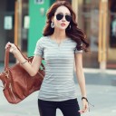 Camisa polo riscada para senhora 3