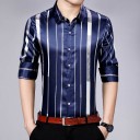 Camisa riscada masculina F544 7
