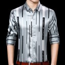 Camisa riscada masculina F544 1
