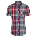 Camisa xadrez masculina F561 2