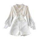 Camisa y pantalones cortos para dama B12851 1